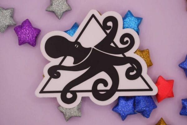 Octopus Logo Stickers - Image 3